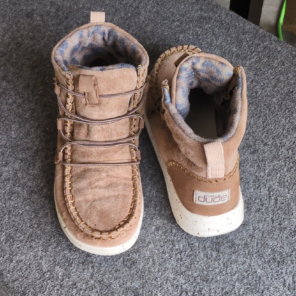 Hey Dude Women's Tan Boots Size 7